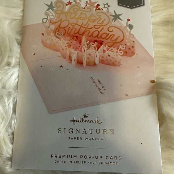 🩷5/$10 Hallmark Signature Paper Wonder Birthday Card - Pink - Picture 1 of 3